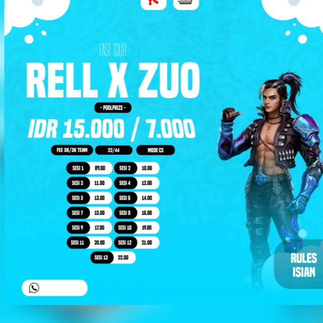 INFO FT ISIAN BY ZUO x RELL Whatsapp group