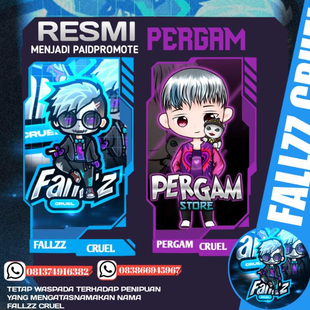 STOK 1 FALLZZ CRUEL X OWN Whatsapp group
