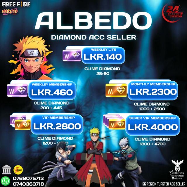 ALBEDO DIAMOND ACC SELLER Whatsapp group
