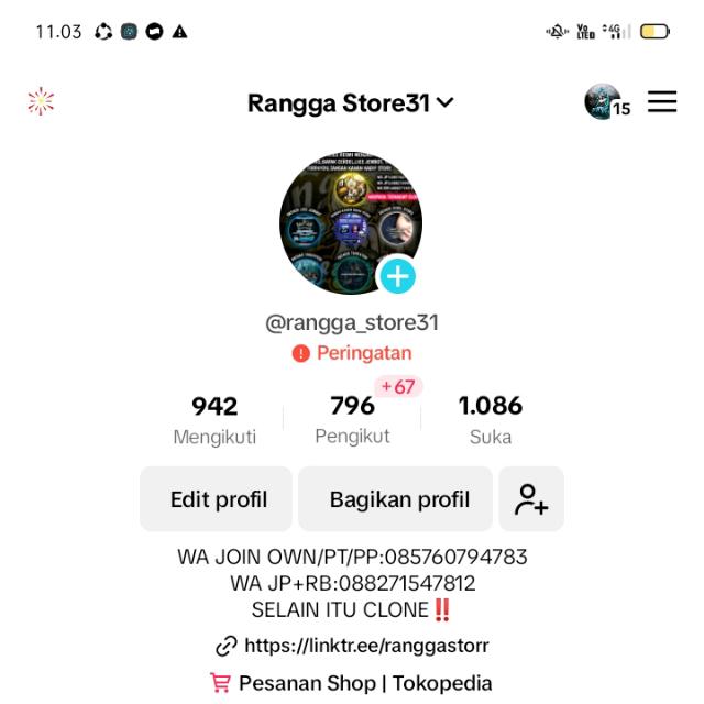 STOK1 RANGGA X TIRR4YOU 0 1 Whatsapp group