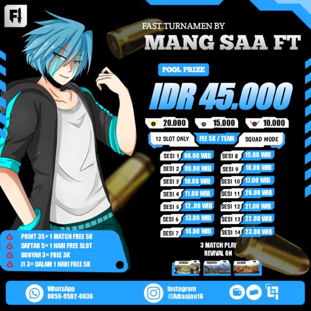 INFO FT BR 5K 3 MATCH BY MANG SAA Whatsapp group
