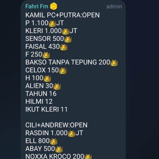 WIN BAGAS RAPEP Whatsapp group