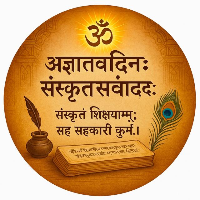 ?️??अज्ञातवादिनः संस्कृत संवादः???️